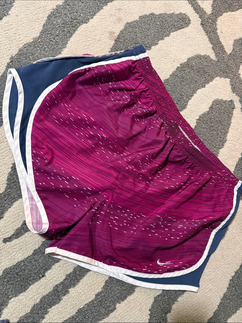 Nike Women’s Purple/Blue Athletic Running Shorts